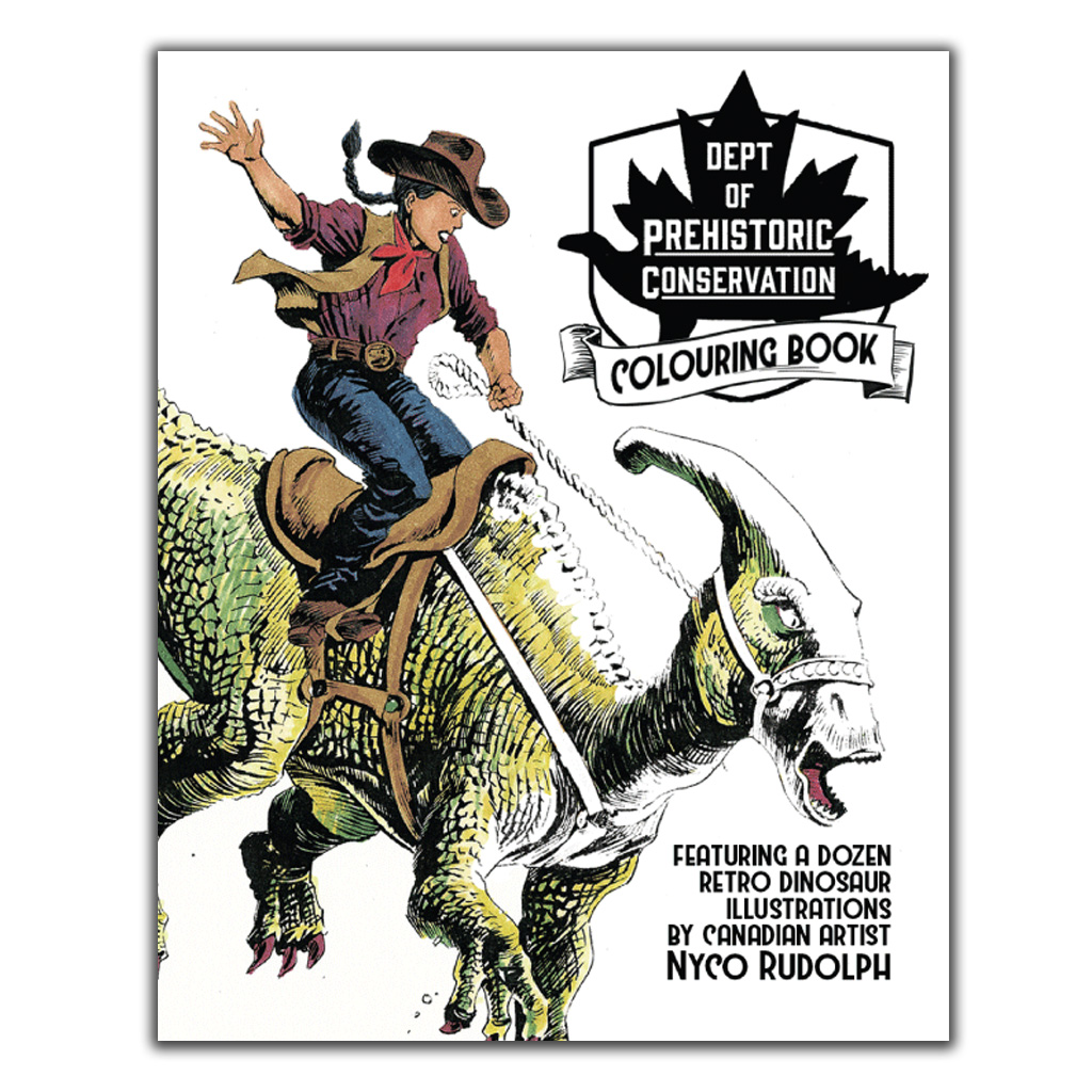 Department Of Prehistoric Conservation Colouring Book